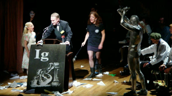 picture from the igNobel ceremony